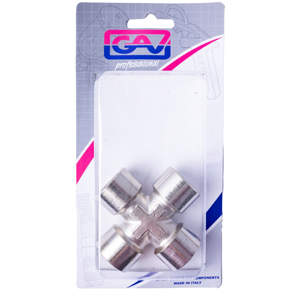 Gav 4 Way Connector 1/2' Ffff Packaged