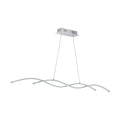 Lasana2 - Pendant - 1200mm - Chrome/White