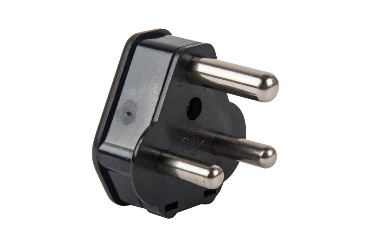 Nexus - Plug Top 16A Solid Brass 16A - Black