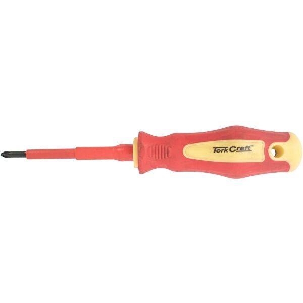 Tork Craft Screwdriver Insulated Phil.No.1 x 80mm Vde