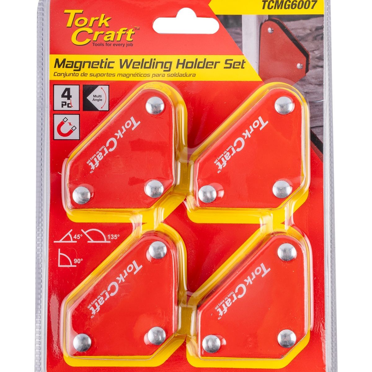 Tork Craft 4Pc Magnetic Holder 5Kg Set