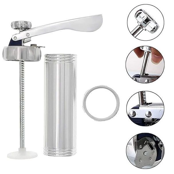 Biscuit Cutter Cookie Maker - Metal Biscuit Press