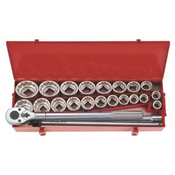 King Tony - Socket Set 26 Piece 3/4' Combination Metric And S.A.E