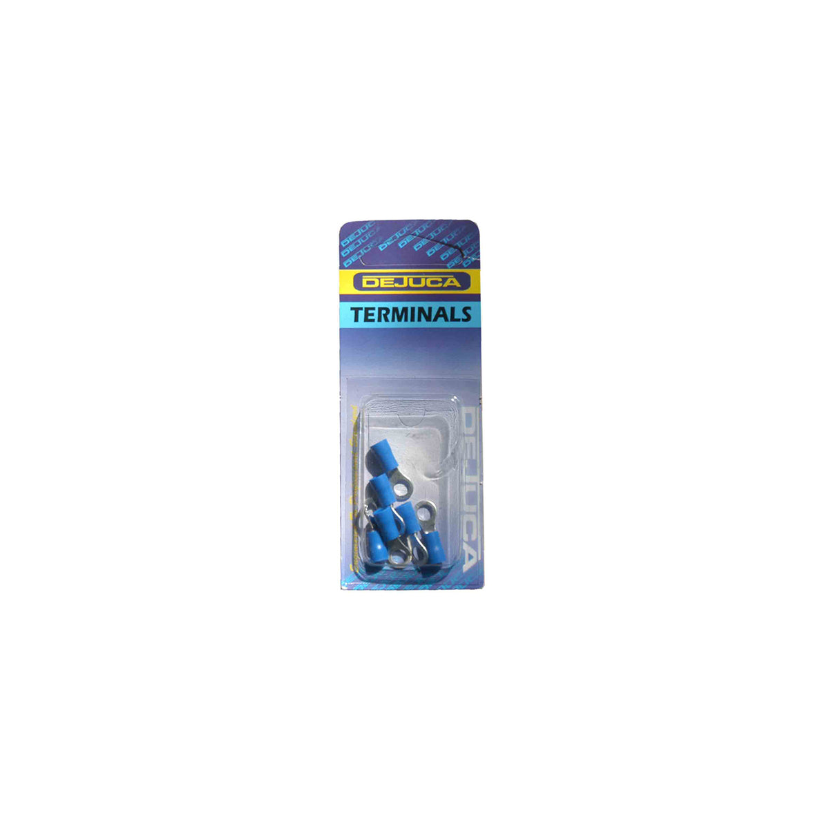 Dejuca - Terminal - Blue - Ring - 5mm - 6/Card