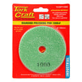 Tork Craft - 100mm Diamond Wet Polishing Pad Dark Green