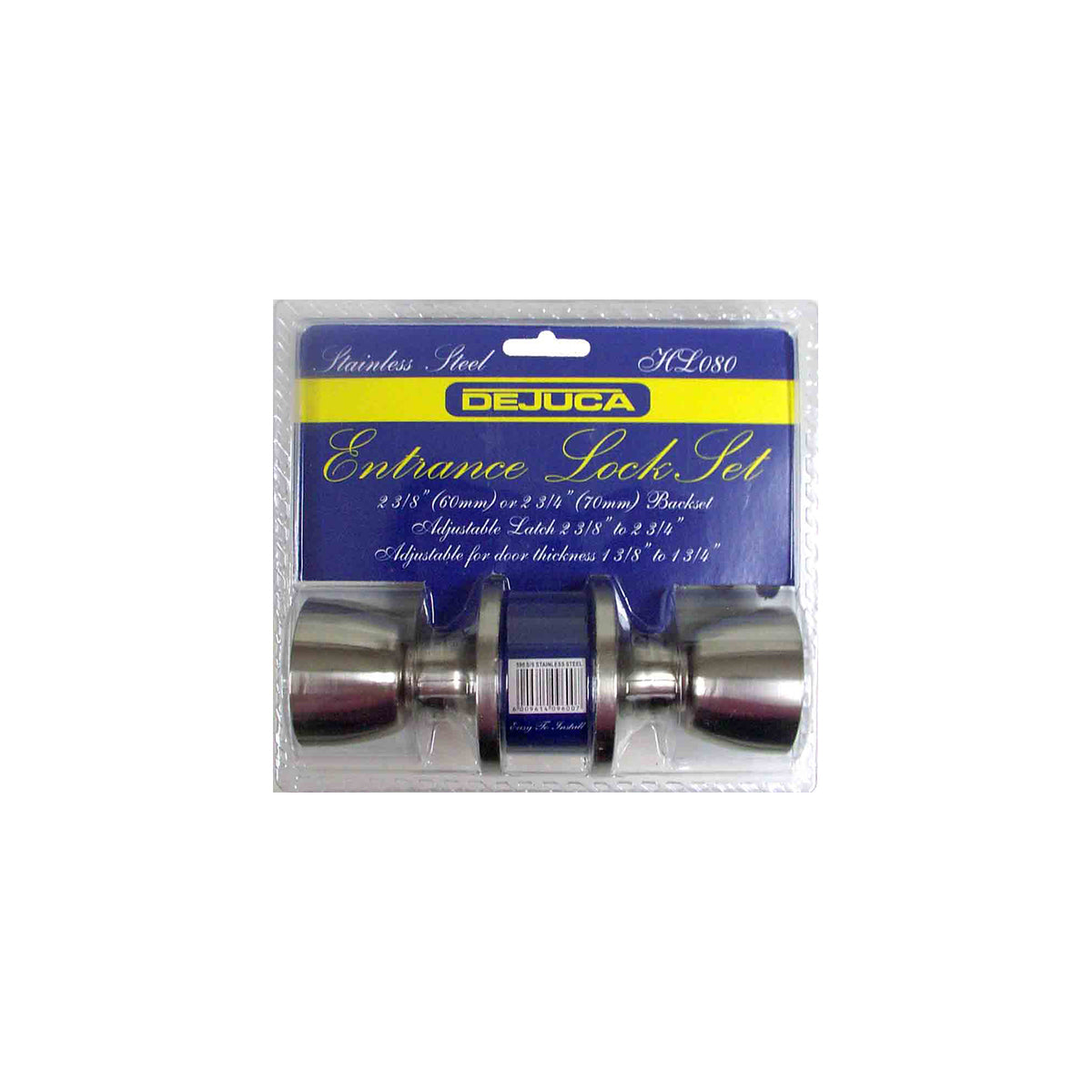 Dejuca - Entrance Lockset - Stainless Steel