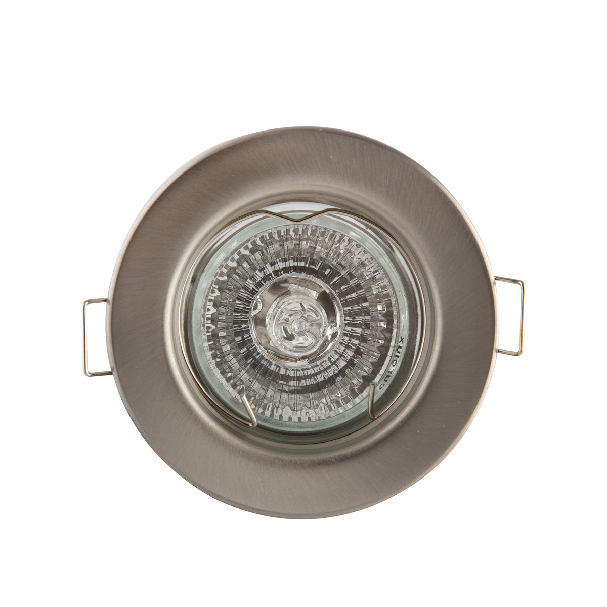 Straight Round Downlight - 50W - Dia - 12V - Satin Chrome