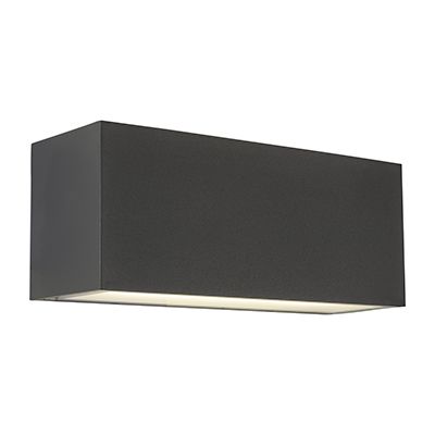 Gemini Up & Down Wall Light Grey LED