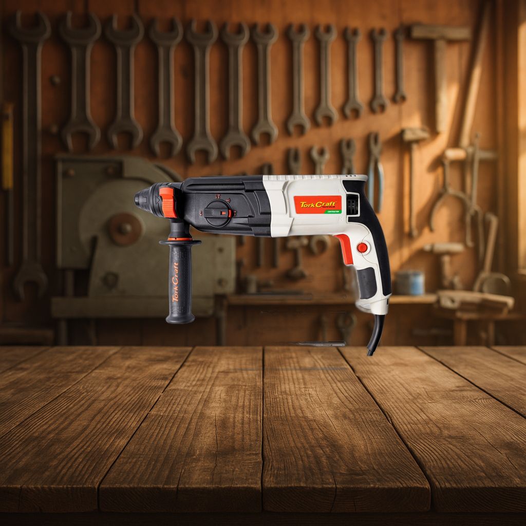 Tork Craft Rot. Hammer 800W 220V 2.8J Sds-Plus 4 Func 5500 Ipm