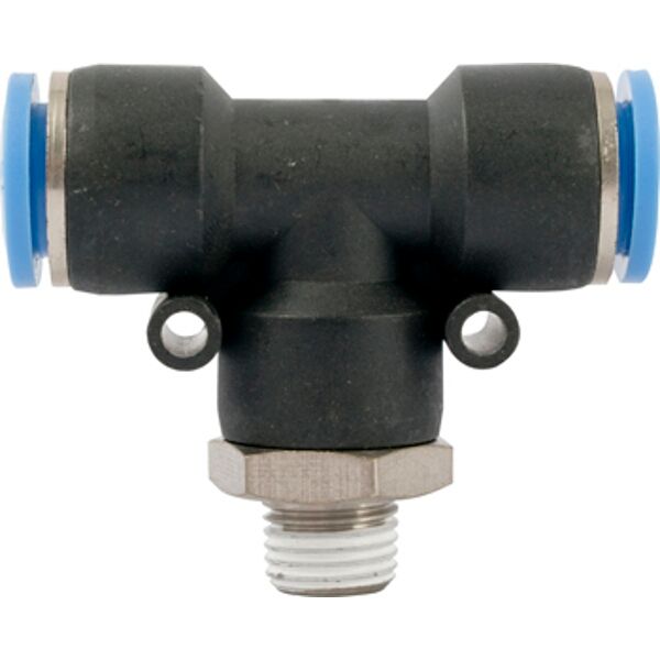 Aircraft Pu Hose Fitting Tee 12mm-1/4 M
