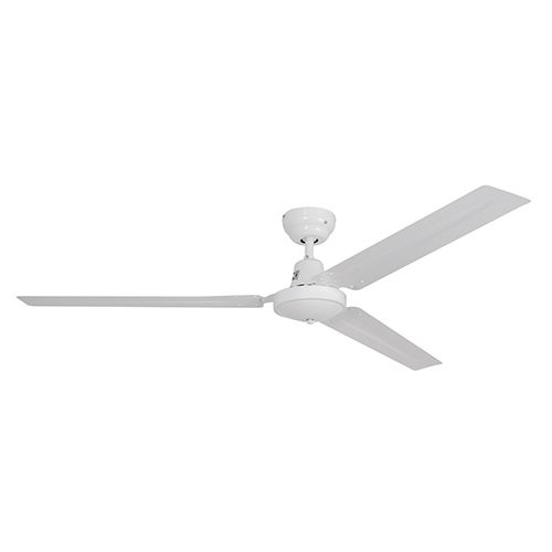 Industrial Ceiling Fan 3 Blades White Motor Power 60W
