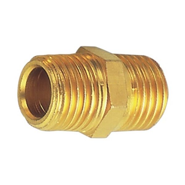Aircraft Nipple Brass 1/2X3/4 M/M