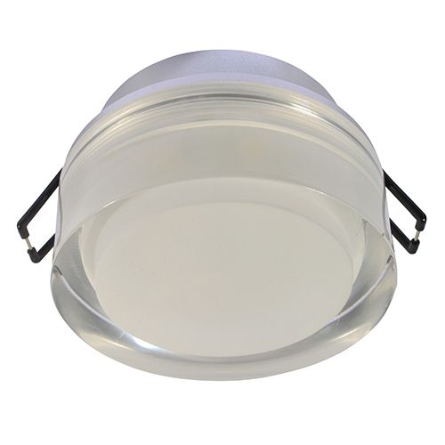 Bathroom Cielo Round Downlight 90mm Dia Alum.