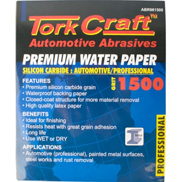Tork Craft Waterproof Paper 1500 Grit 230 X 28050 PCE