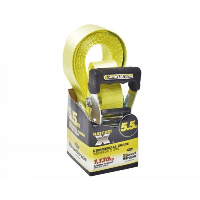 Ratchet Tie Down 5.5M Yellow