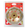 Tork Craft - Dia. Cup Wheel 115 mm x M14 Dbl Row Cold Pressed