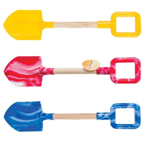 Kitro Wooden Handle Beach Spade Set 3 Piece 40cm