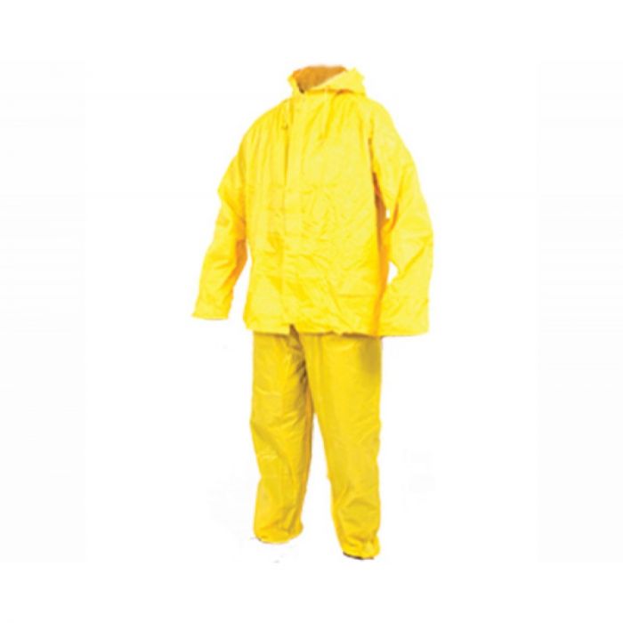 Rainsuit Rubberised Nylon Xxl Yellow