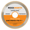Rockworth Continuous Rim Diamond Wheel - 230mm