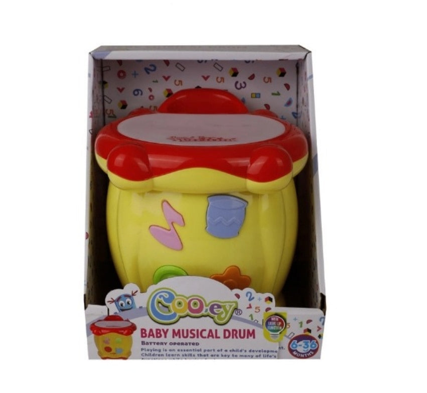 Baby toy Edu Musical Drum b/o 21x17cm