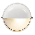 Round Small Eyelid Bulkhead 180mm White E27
