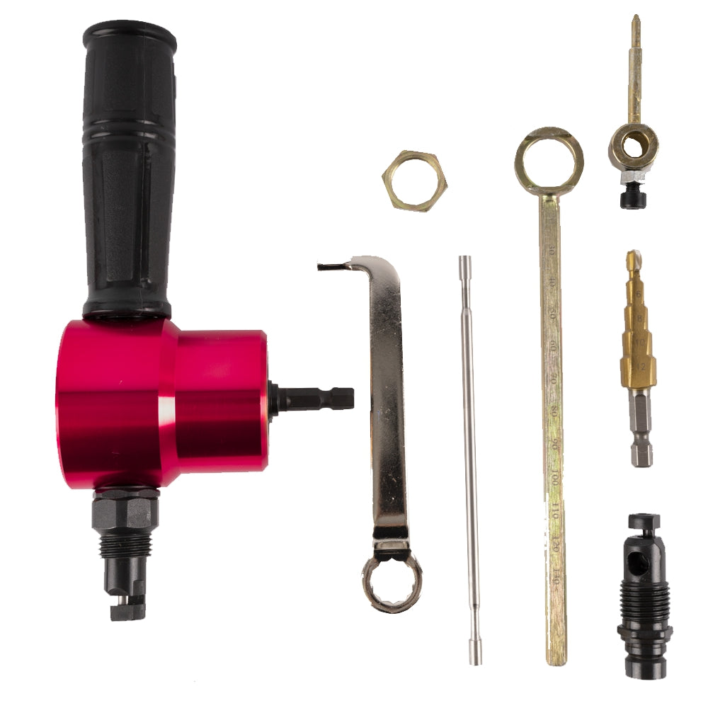 Nibbler Attach. Set 3-In-1 For Drill Machines