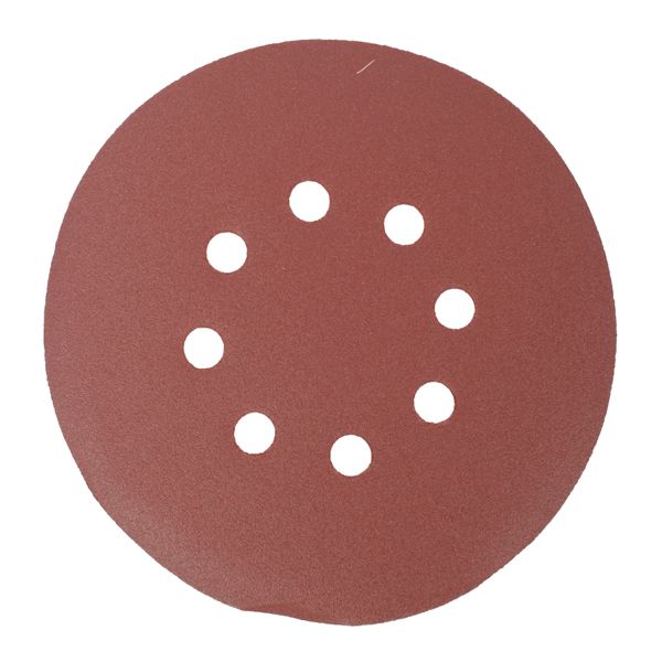 Tork Craft Sanding Disc Hook & Loop 150mm 180 Grit With Holes 10/Pk