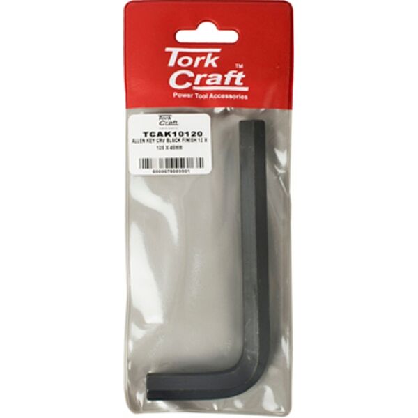 Tork Craft Allen Key Crv Black Finish 12 x 125 x 45mm