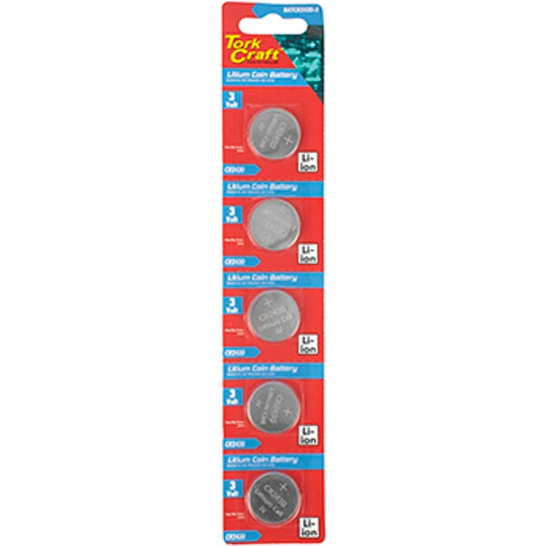 Cr2430 3V Lithium Coin Battery X5 Pack (Moq 20)