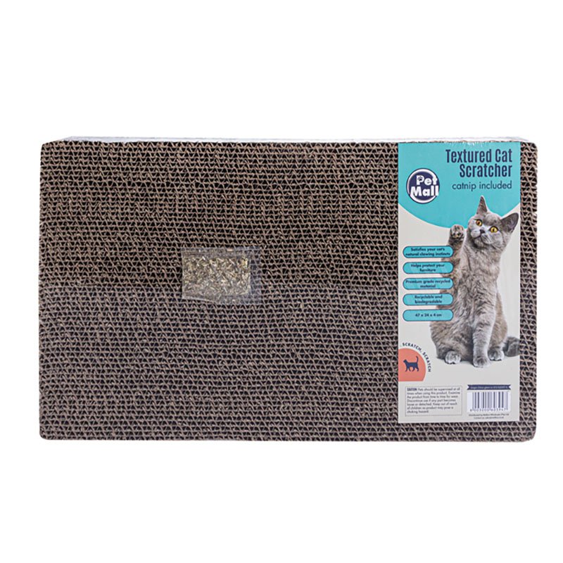 Pet Mall - Cat Scratch Pad - Cardboard - 47cm x 24cm x 4cm - 1 Pack