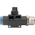 Aircraft Pu Hose Fitting Valve 12mm x 1/2'M