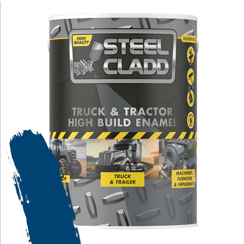 Steel Cladd Truck N Tractor Ena New Holland Blu 5L White Enamel Wall Paint