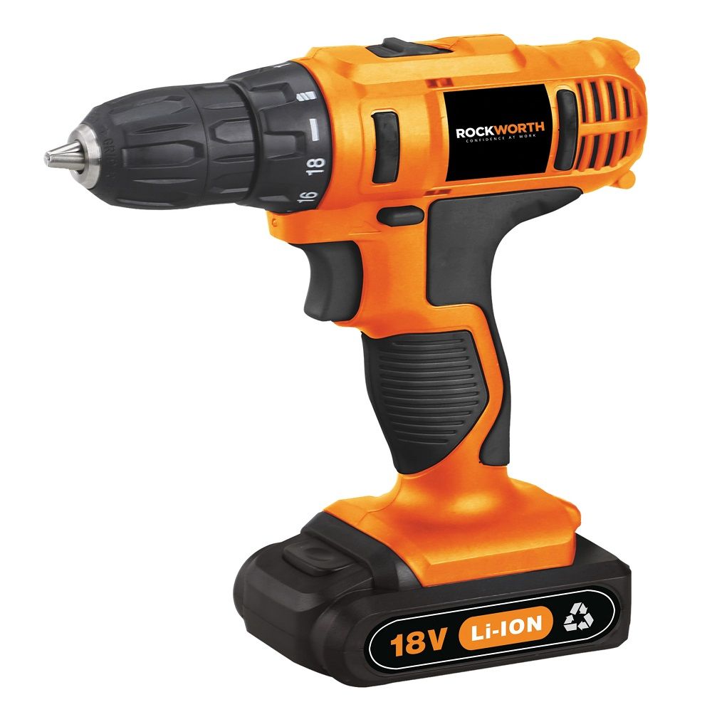 Rockworth 18V Cordless Drill including battery & charger COMBO
