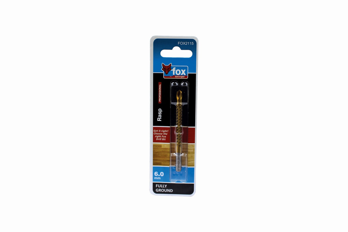 FOX Wood Rasp Drill Bit 6.0 X 90mm