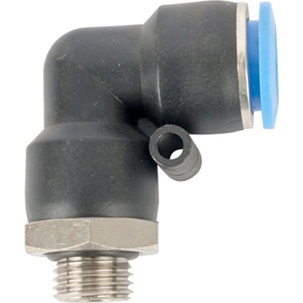 Aircraft Elbow W/O-Ring 12mm-1/4 M Pu Hose Fitting
