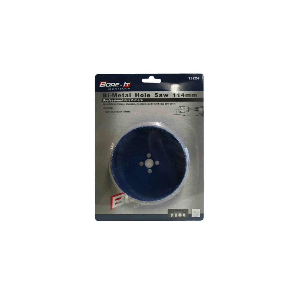 Bore-it - Hole Saw - Bi-metal - 114mm