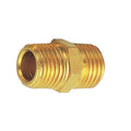 Air Craft - Nipple - Brass - Male to Male - 1/2 Inch x 3/4 Inch