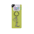 Trendy Trinkets - Keychain Alpha Metal L