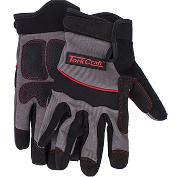 Tork Craft Work Glove All Purpose Red With Touch Finger - S
