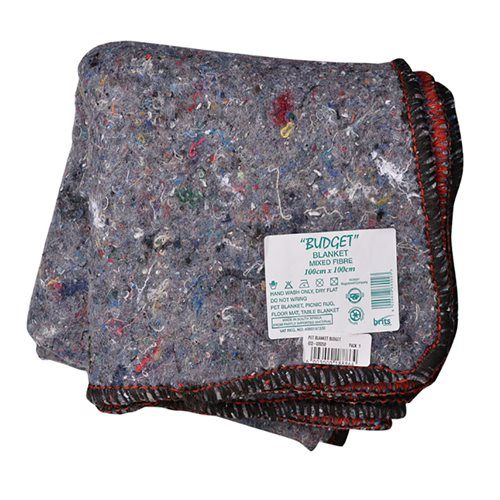 Bulk Pack 6 X Pet's Budget Blanket - 100x100cm