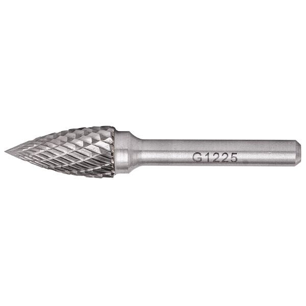 Tork Craft Rotary Burr Tungsten 12x25x6mm Conical Curved