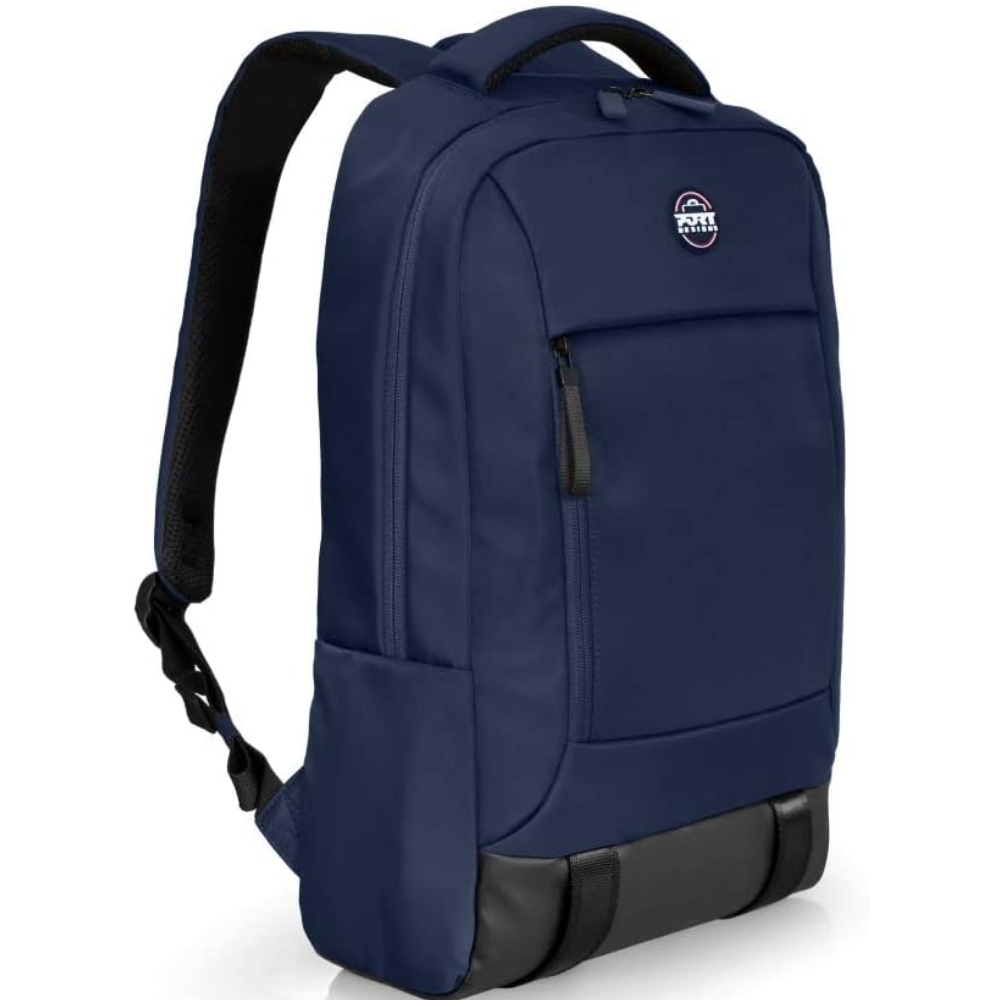 Port Torino II 15.6' Laptop Backpack - Padded Compartment, Blue Laptop Bag