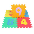 Eva Puzzle foam mat- Kids Exercise Mat Numbers - 10Pieces