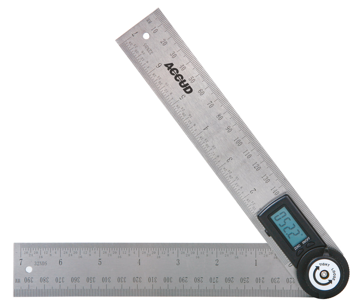 Accud - Digital Protractor Blade 300mm 0-360