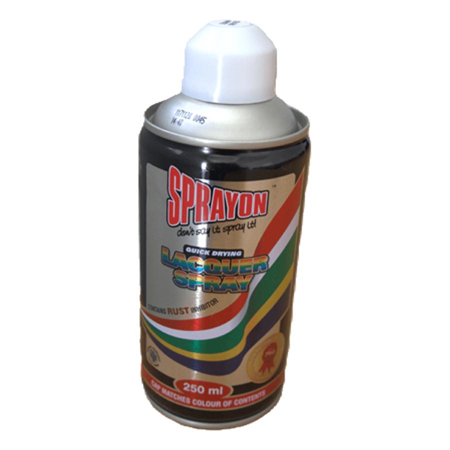 Sprayon Paint White Satin 250Ml