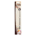 Straw - Stainless Steel with Bruch - 20cm