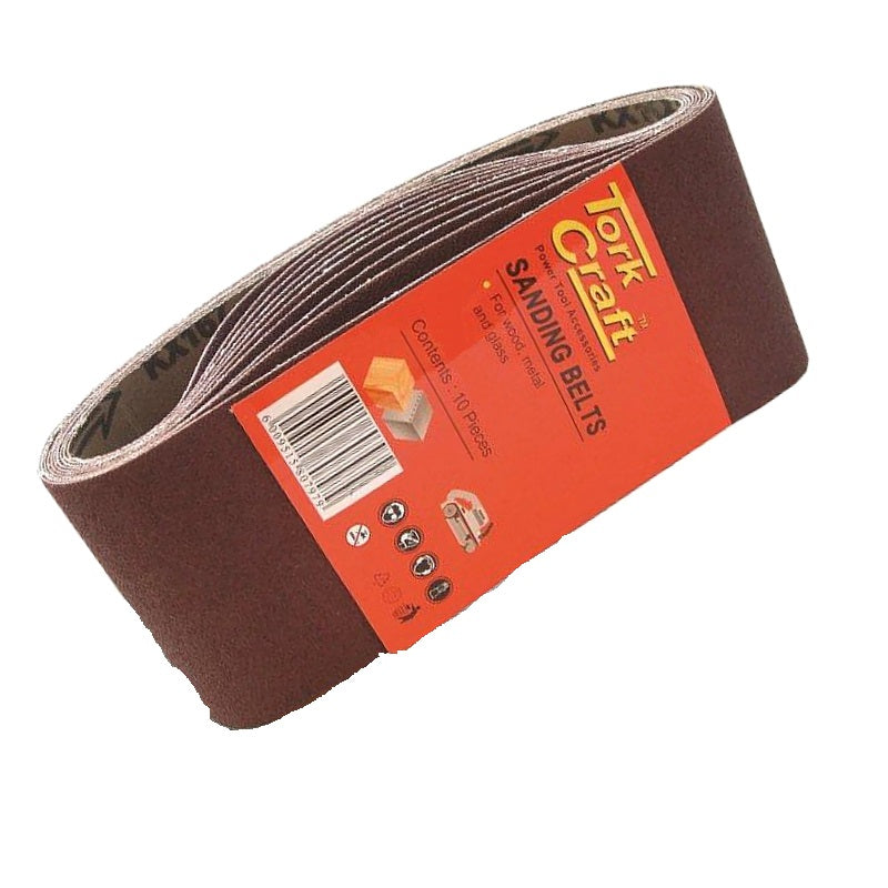Tork Craft Sanding Belt 100 X 610mm 40 Grit 10 Pack