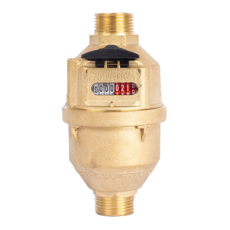 Brass Water Meter 15mm Piston Type