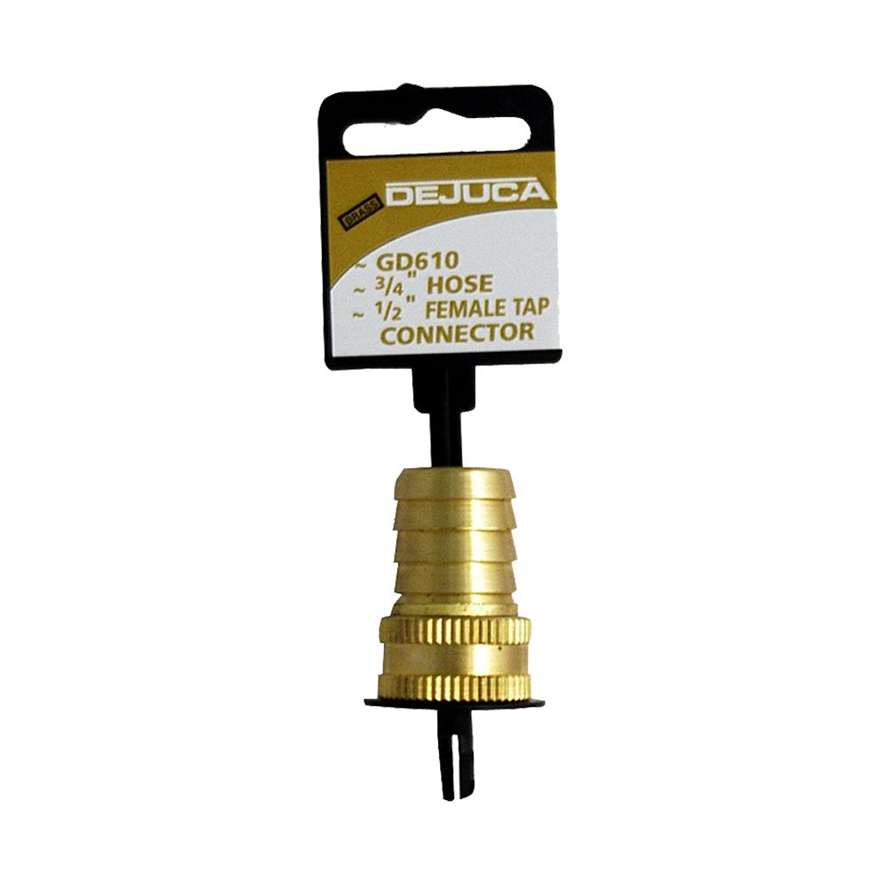 Dejuca - Brass Hose Tap Connector - 12mm x 20mm