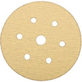 Tork Craft Gold Hook & Loop Disc (50 Pieces) 80 Grit 150mm X 6+1 Holes